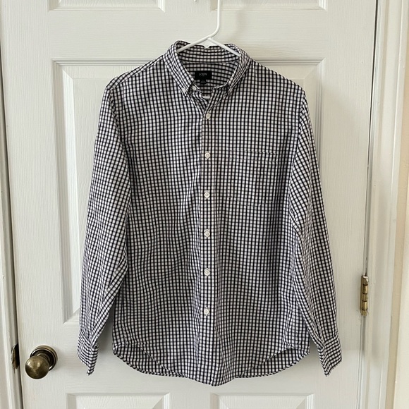 J. Crew Other - J. Crew Black and White Gingham Shirt